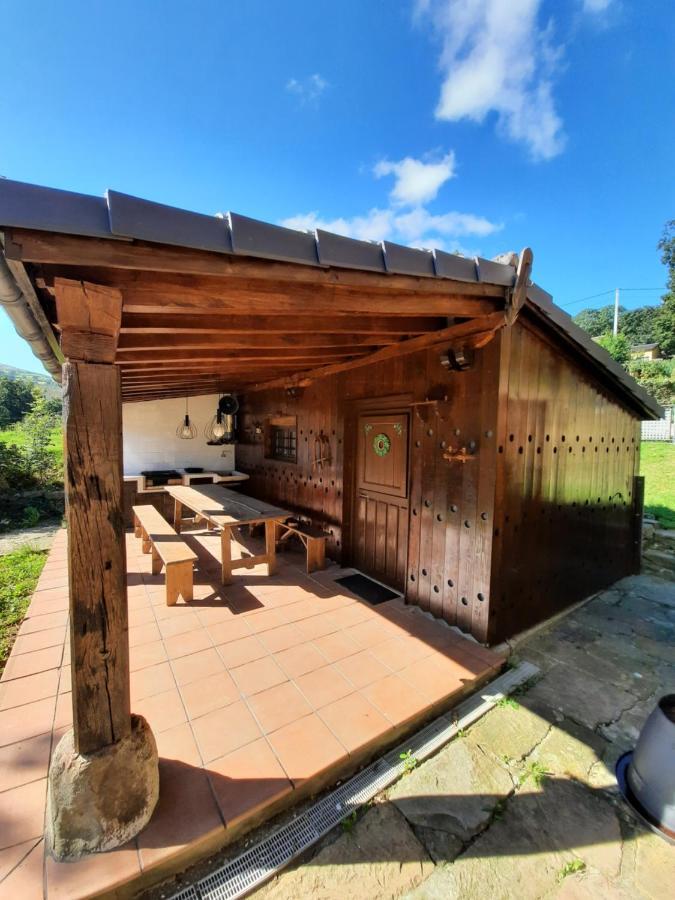 Cabana Pasiega La Quemada San Pedro Del Romeral Bagian luar foto